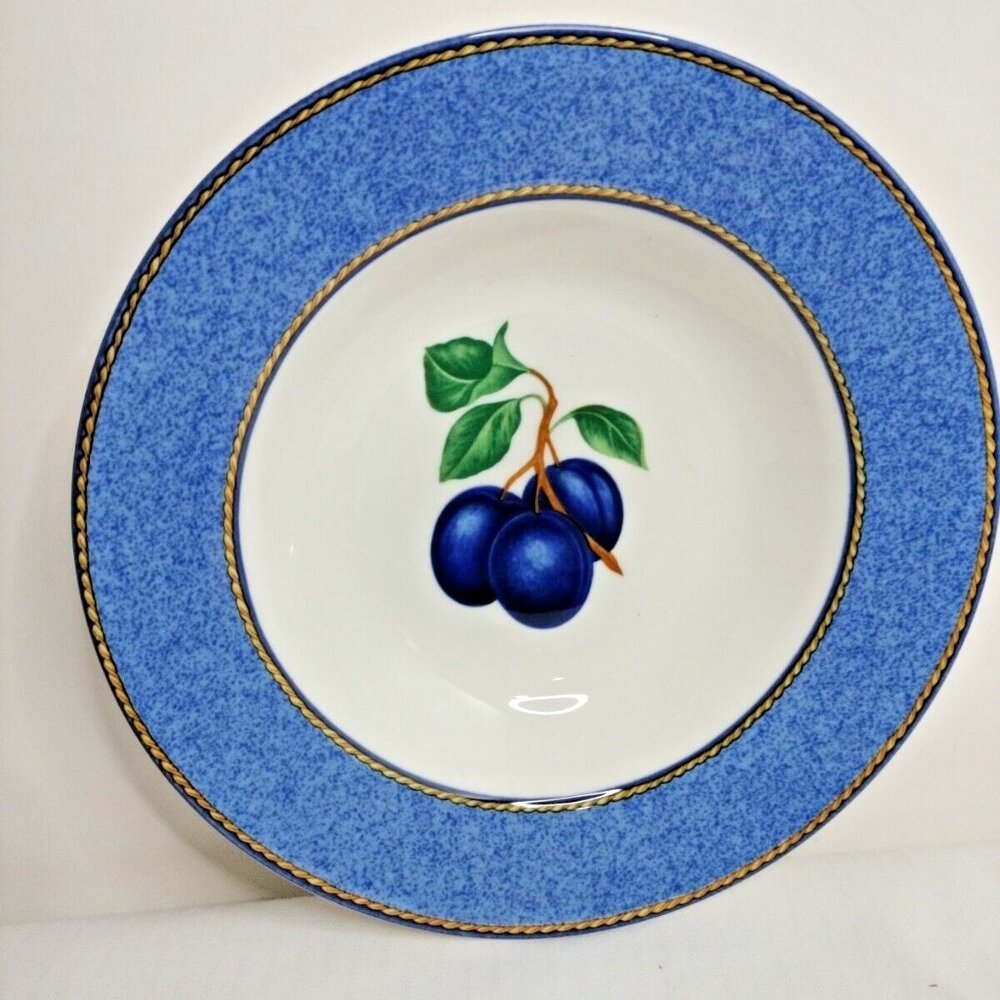 Casual Victoria Beale Blue Harvest 9050  Fine Translucent Porcelain 9"X1"1/2 New